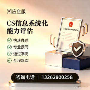 沧州CS信息系统化能力评估申报服务