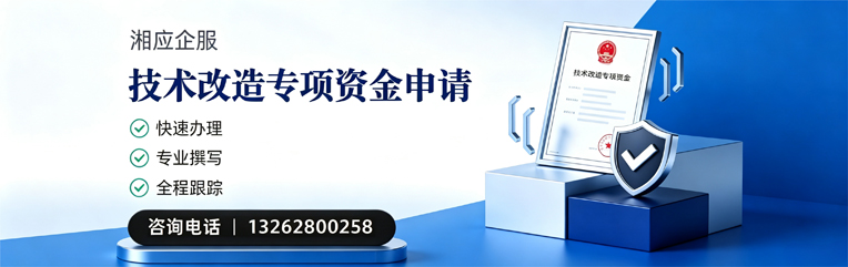 沧州技术改造专项资金申报服务