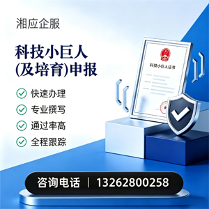 沧州科技小巨人及培育企业申报服务