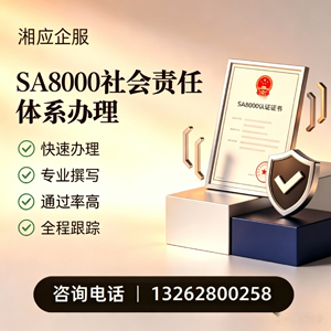 沧州SA8000社会责任体系认证服务